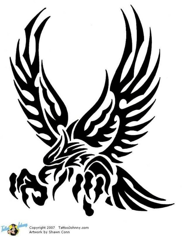 736x956 Collection Of New Eagle Wings Tattoo Stencil