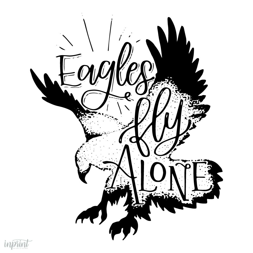 1000x1000 Eagle Drawing Print That Is Downloadable
