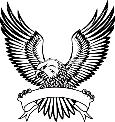 380x400 Eagle With Emblem Vector Tattoos Vector File
