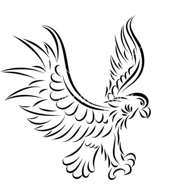 380x400 Eagle Wing Clip Art Pin Vector Eagle S Clipart With 72