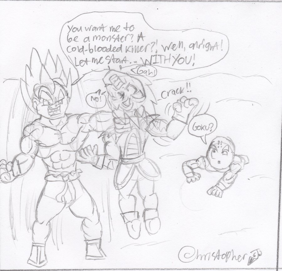 900x865 Goku Became Ssj Early Sketch By Rulkout1993