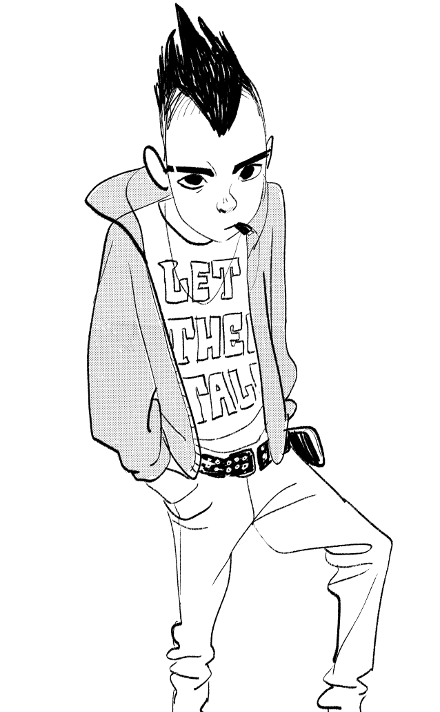 638x1031 Super Early Exploration Drawings Of Hiro This Was Me Trying