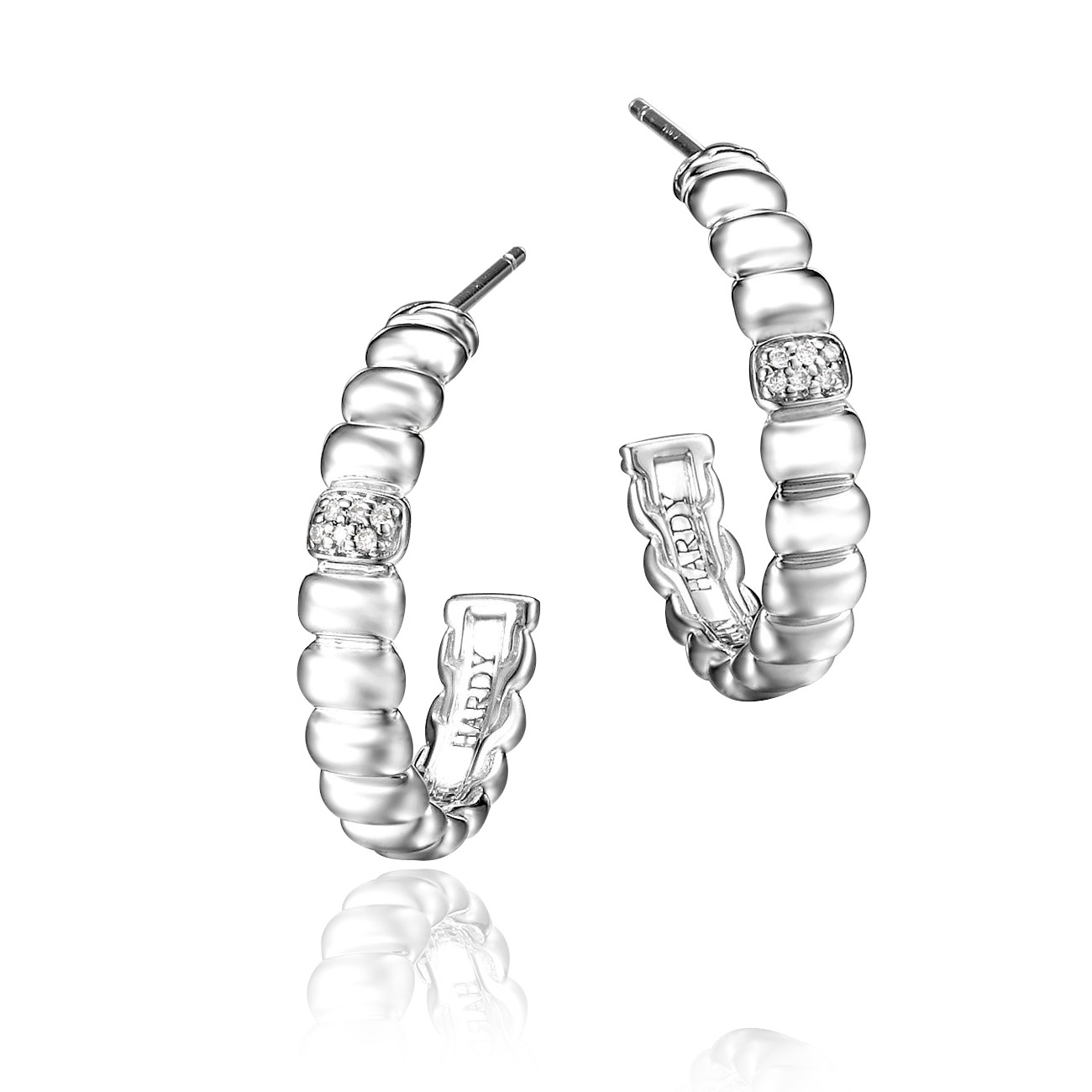 1300x1300 John Hardy Sterling Silver Bedeg Collection Small Pave Diamond