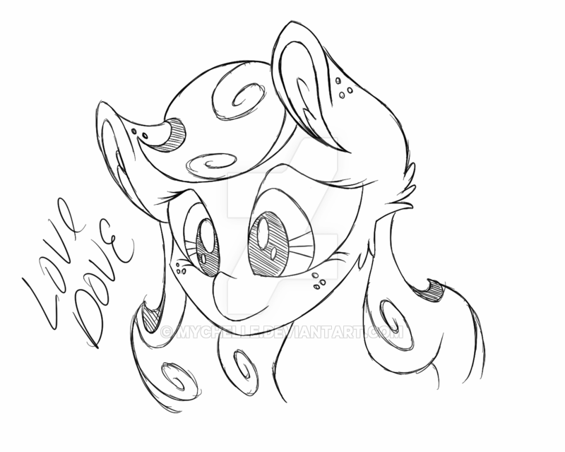 800x640 Mlp Sketch Love Dove By Mychelle