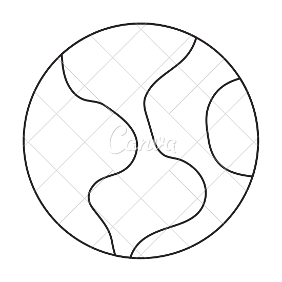 550x550 Earth World Symbol Cartoon