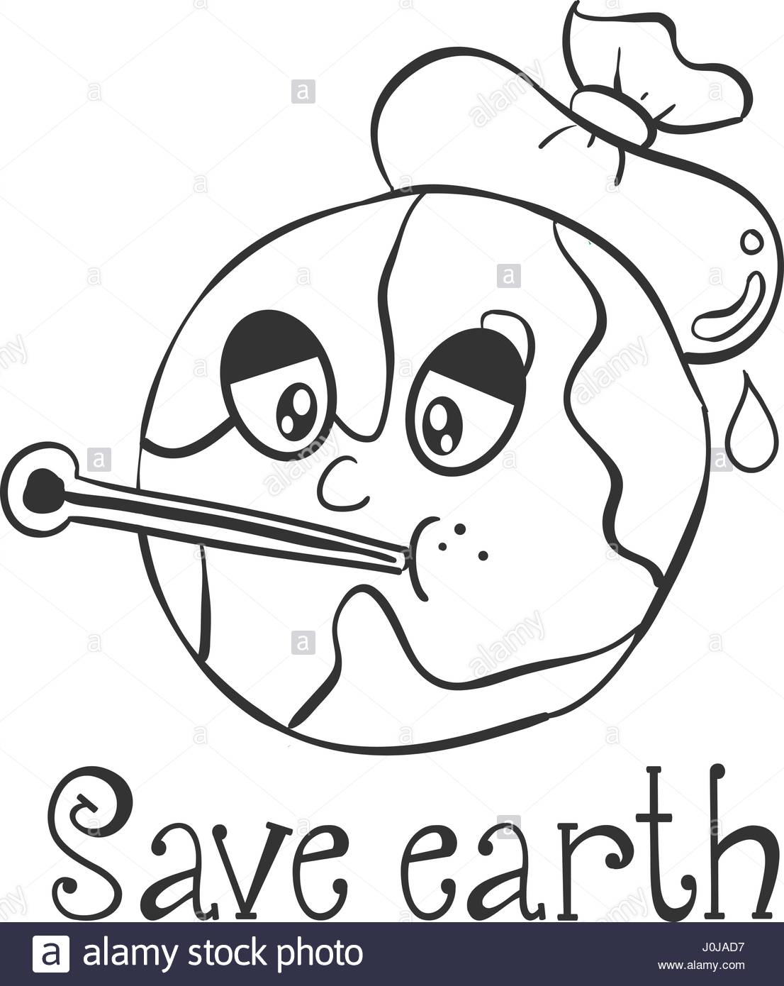 1106x1390 Hand Draw Save Earth Design Stock Vector Art Amp Illustration