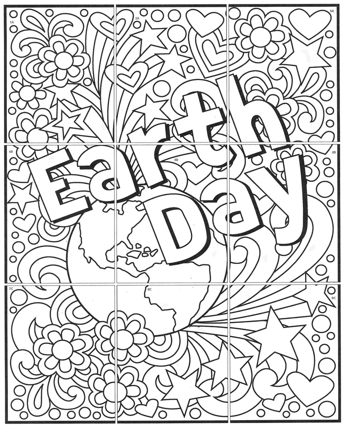 710x871 Free! Mini Earth Day Mural