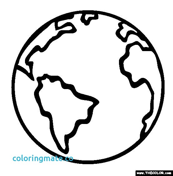 554x565 Globe Coloring Page Elegant Best Photos Of Earth Sketch Drawing