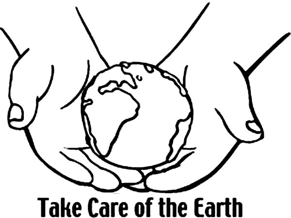 600x449 Take Care Of The Earth On Earth Day Coloring Page