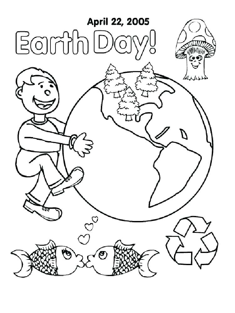 750x1000 Coloring Pages Earth Earth Day Coloring Pages Coloring Sheet