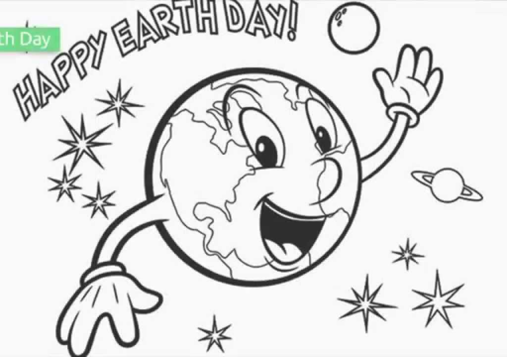 1024x720 Earth Day Coloring Sheet Free Printable Pages Kids For Toddlers
