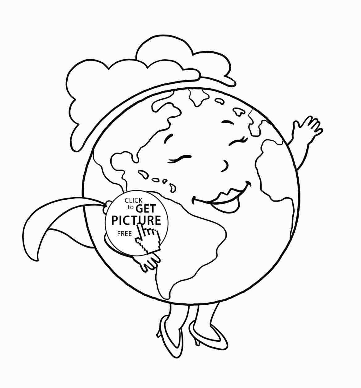 1169x1257 Luxury Earth Template For Kids Earth Coloring Pages Personel