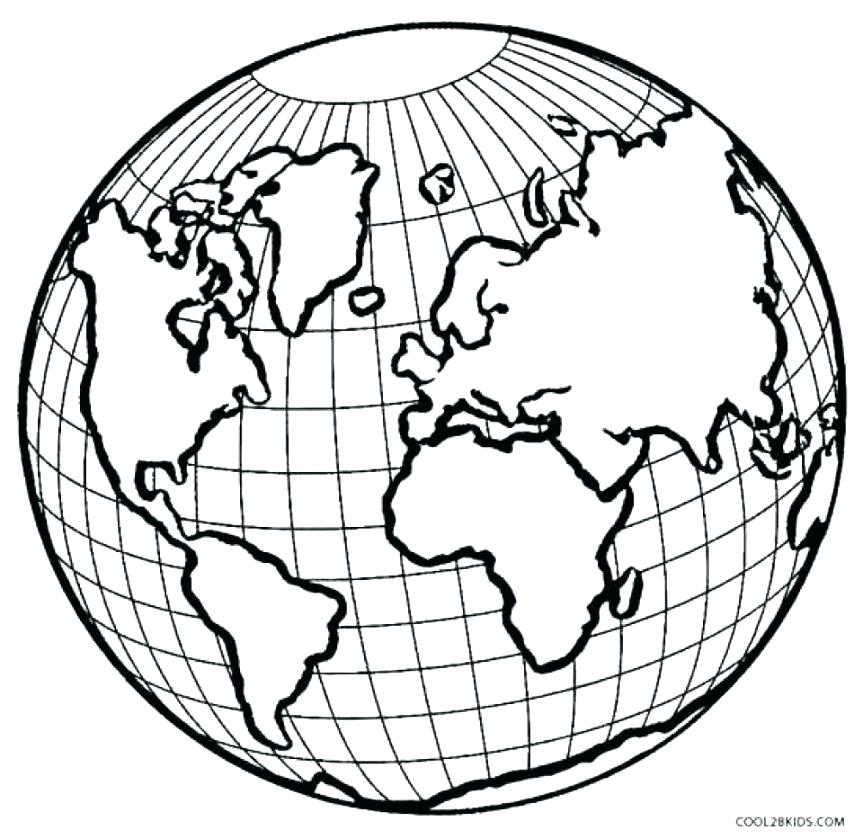863x839 Earth Coloring Pages Our Planet Earth Coloring Page Earth Coloring