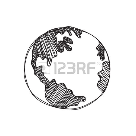 450x450 Earth Sketch Stock Photos Amp Pictures. Royalty Free Earth Sketch