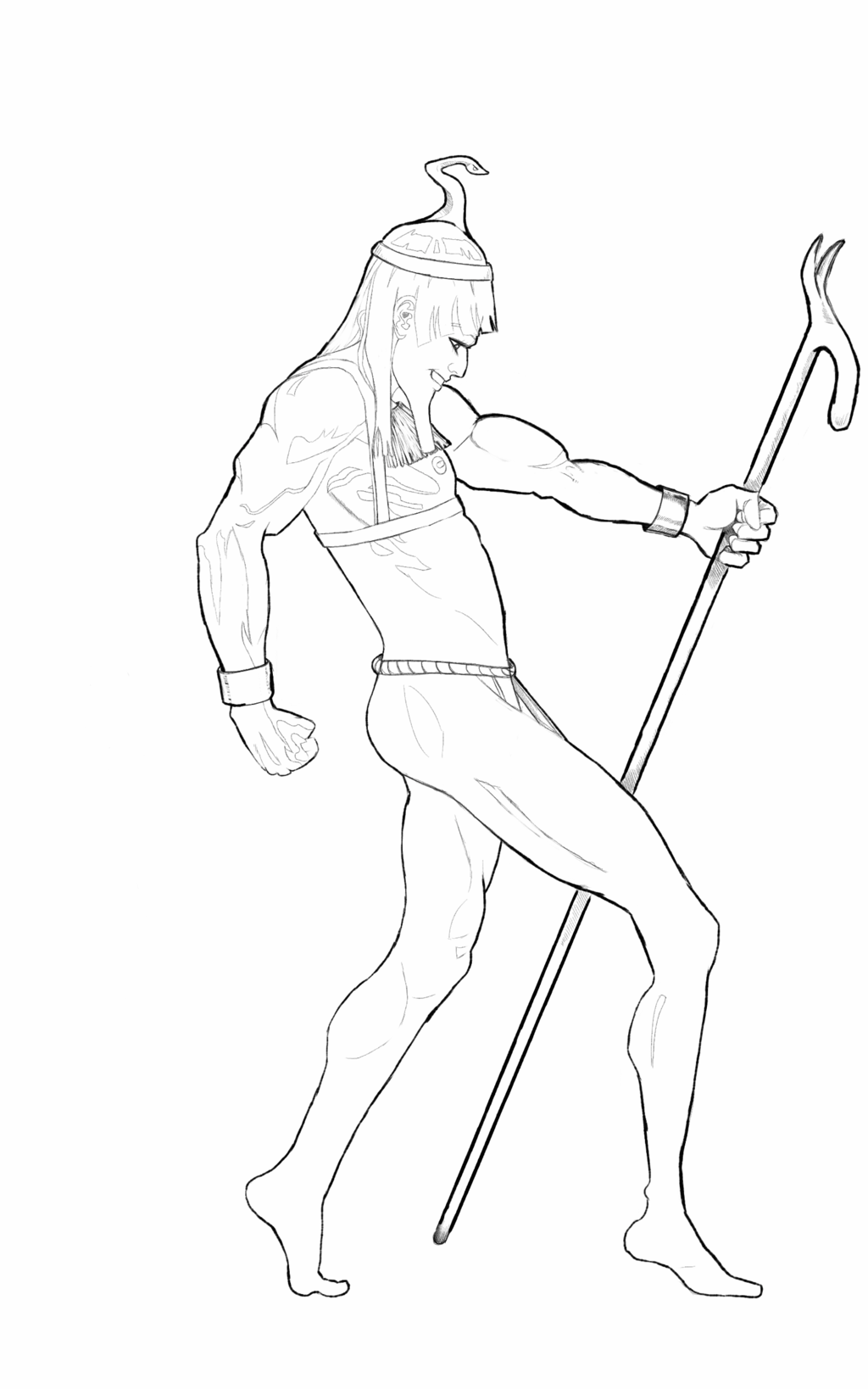 1024x1638 Geb, The Egyptian God Of The Earth By Ofriceandzen