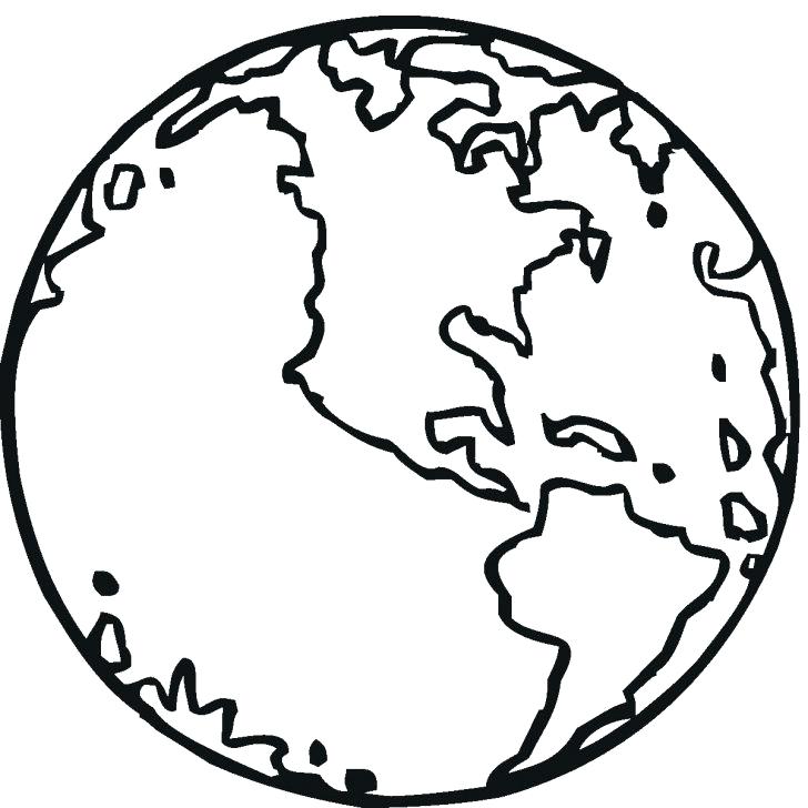 Earth Sketch Drawing at GetDrawings | Free download