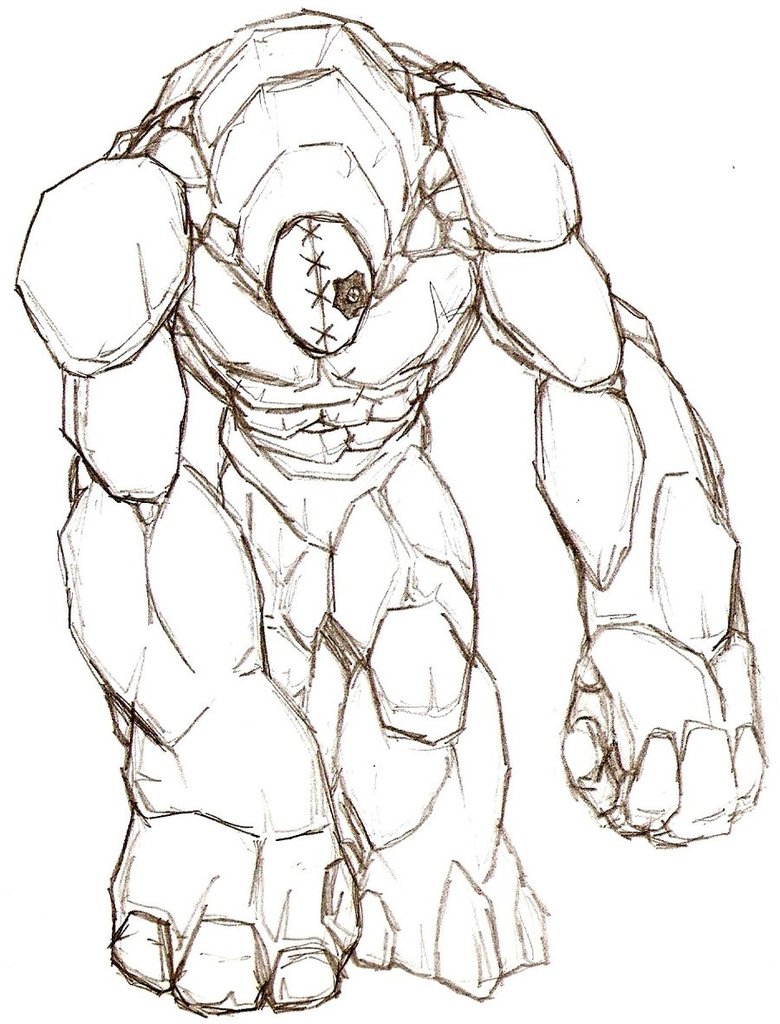 780x1024 Earth Elemental By Thanatos1988