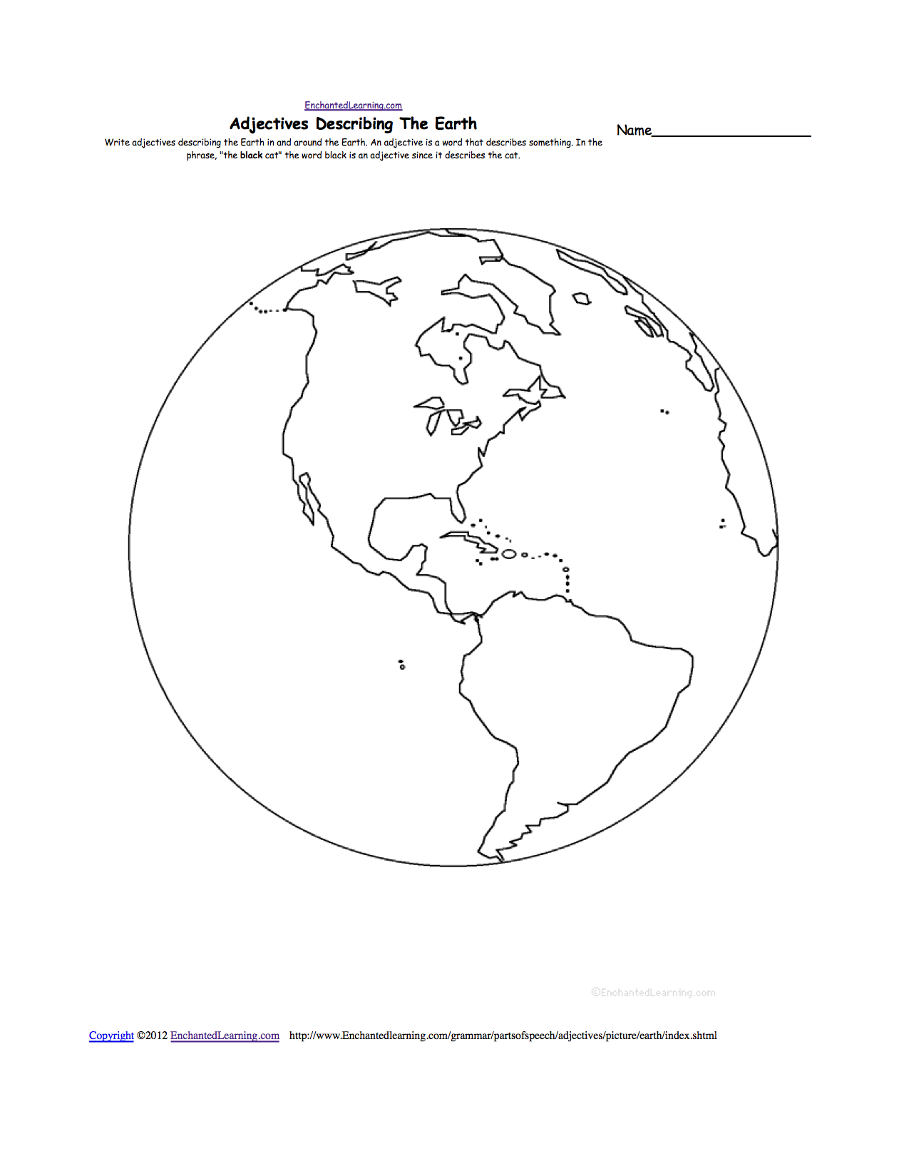 1275x1649 Drawn Globe Outline