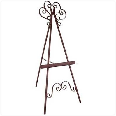 398x398 Red Barrel Studio Karol Hand Painted Wrought Iron Easel Amp Reviews