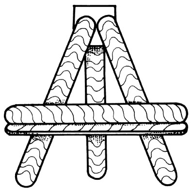 400x394 Miniature Craft Stick Easel Project Howstuffworks