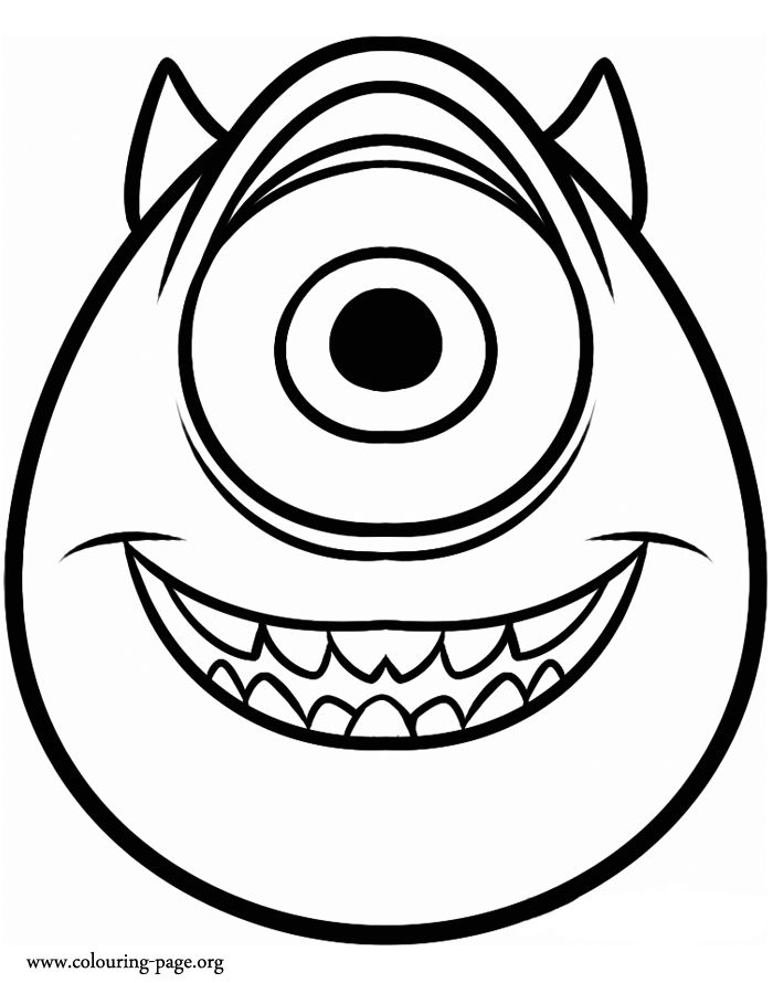 700x890 Monsters University Coloring Pages Mike