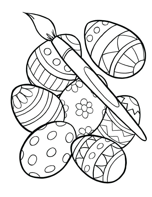 612x792 Excellent Easter Printable Coloring Pages Kids Free Egg For East