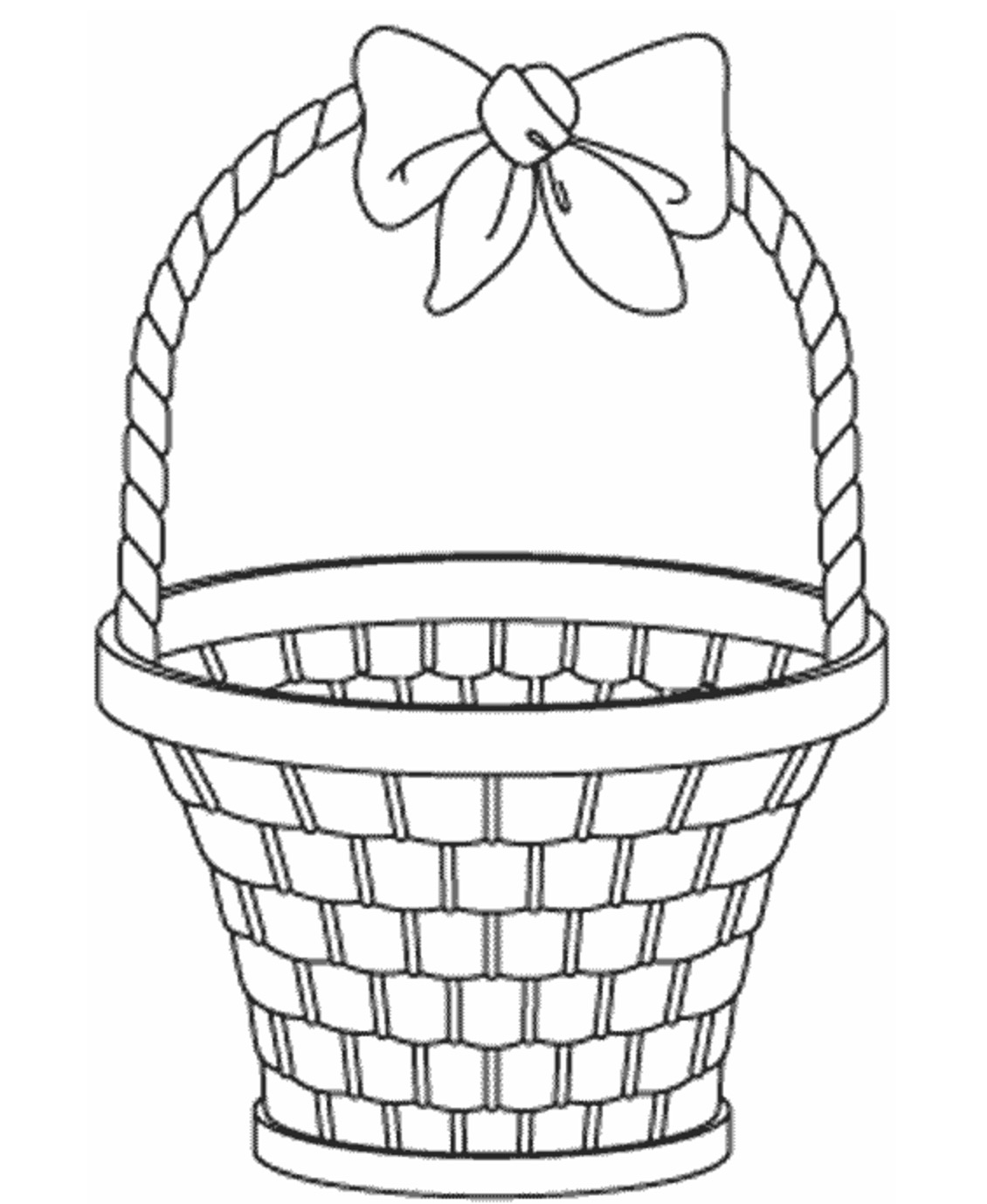 1130x1378 Empty Easter Basket Amp Coloring Book