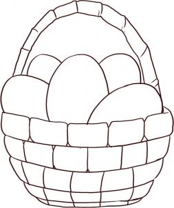 253x302 How To Draw An Easter Egg Basket Step 4 Easter