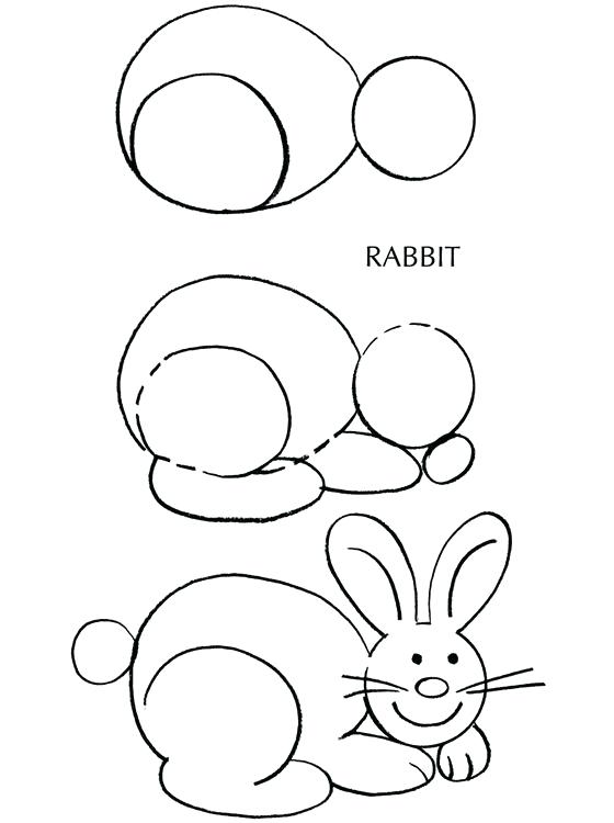 560x750 How To Draw A Bunny Step By Step Bunny Egg Card Step 2 How To Draw