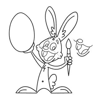 300x320 The Best Easter Bunny Cartoon Ideas On Easter