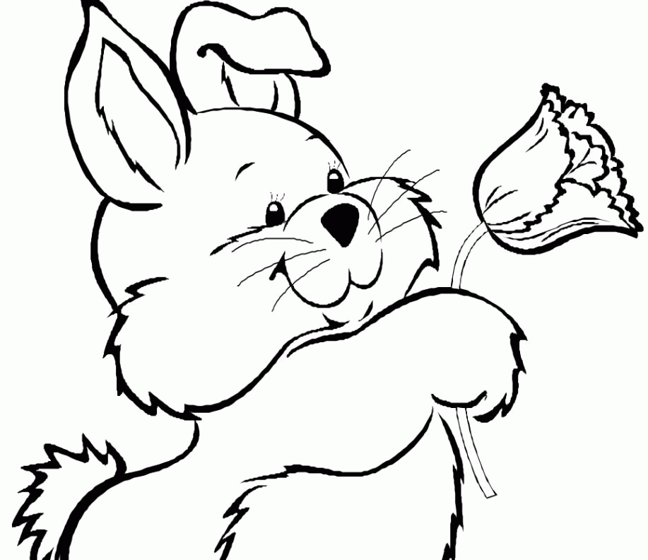 917x792 Easter Bunny Pictures To Color And Print