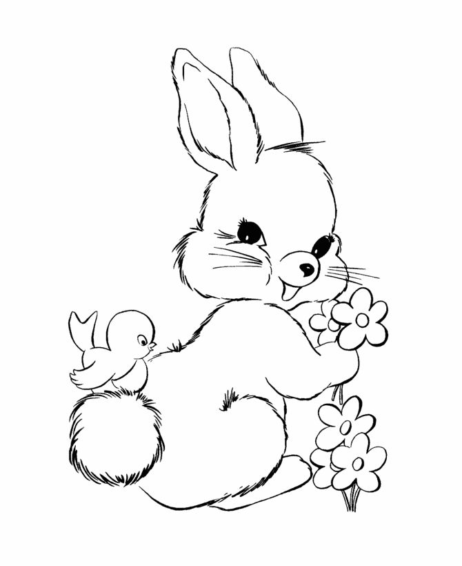 670x820 Free Easter Bunny Coloring Pages Color Bros