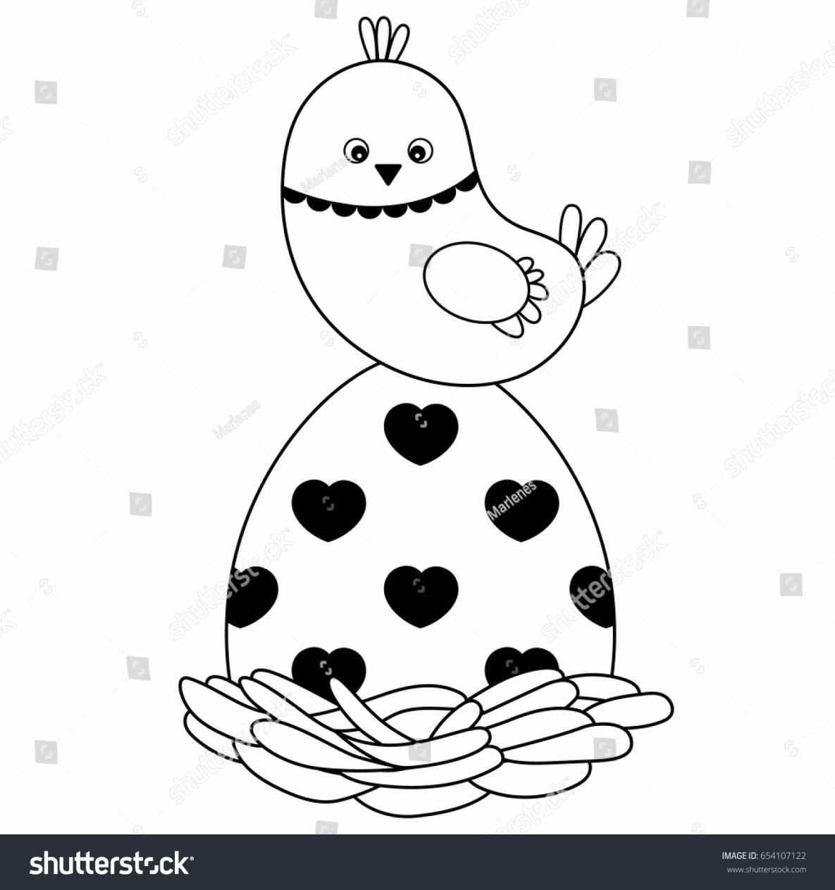 1185x1264 Easter Chick Drawing Coloring Page Extraordinary Egg Pages