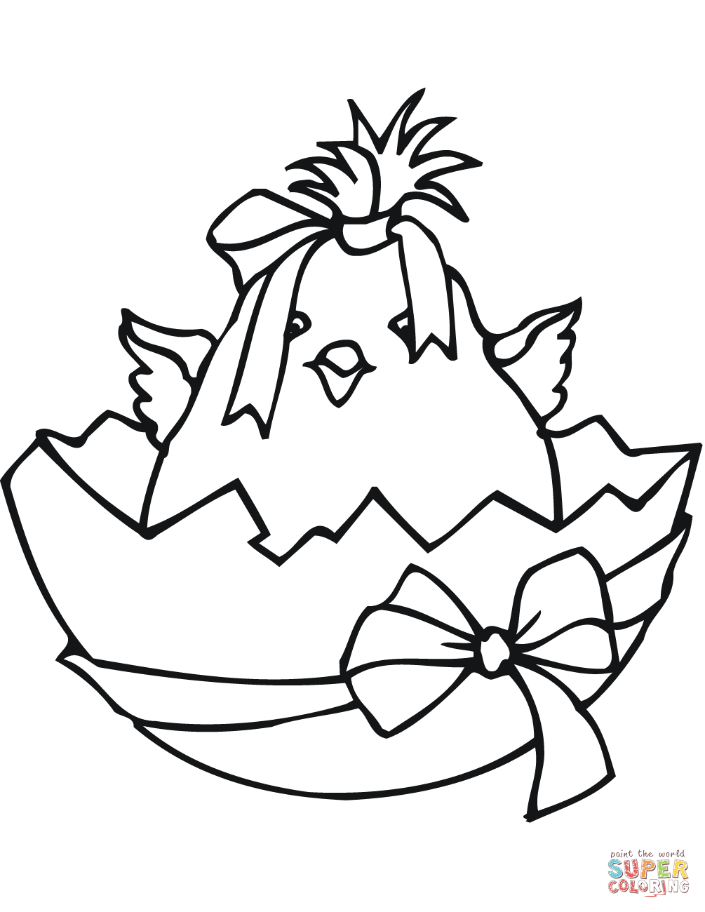 1005x1300 Easter Chick Coloring Page Free Printable Coloring Pages