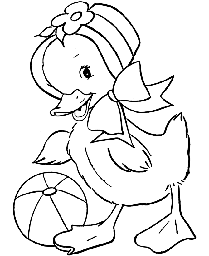 670x820 Easter Chicks Coloring Page Easter Hat Chick