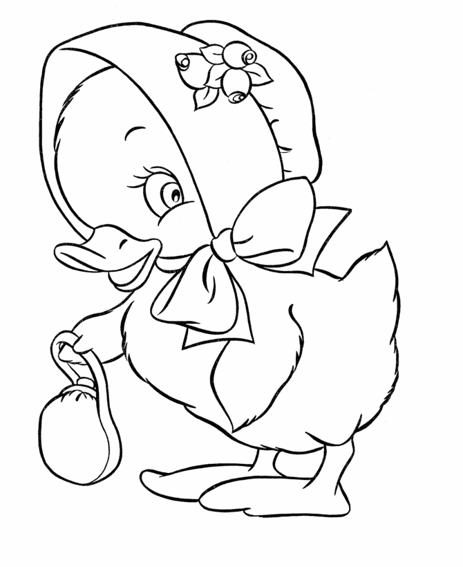 670x820 Image Detail For Easter Chick Coloring Pages