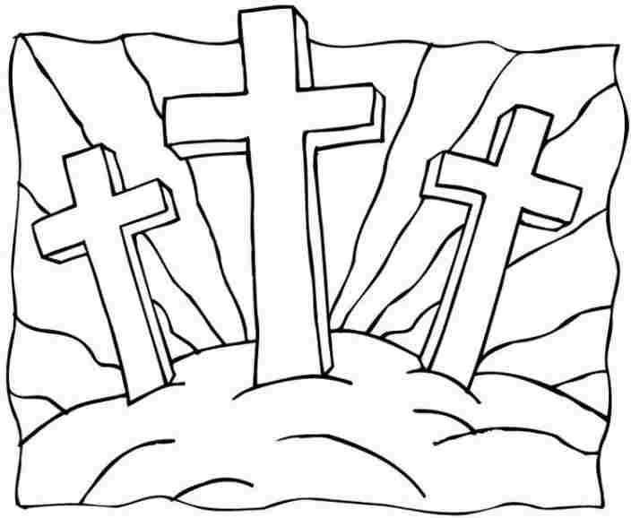 704x578 Religious Coloring Pages For Easter Color Bros