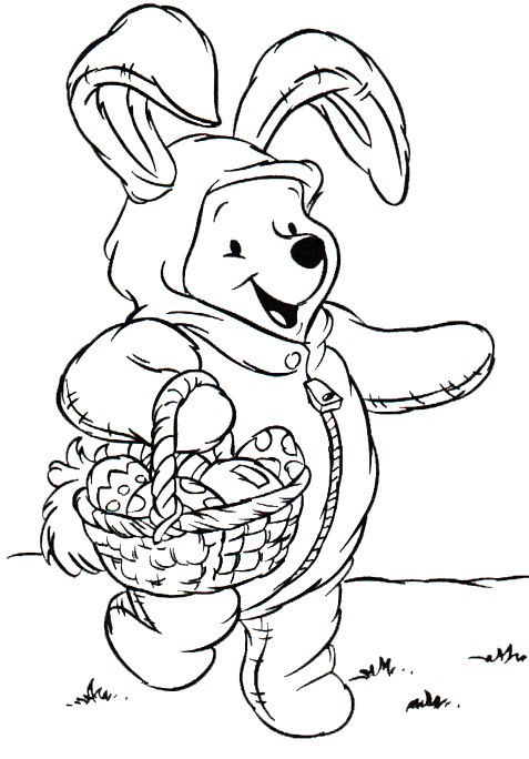 477x684 Easter Coloring Pages Disney Winnie The Pooh 00