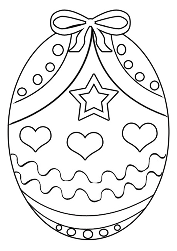 600x850 Free Printable Easter Eggs Coloring Pages Preschool To Snazzy Draw