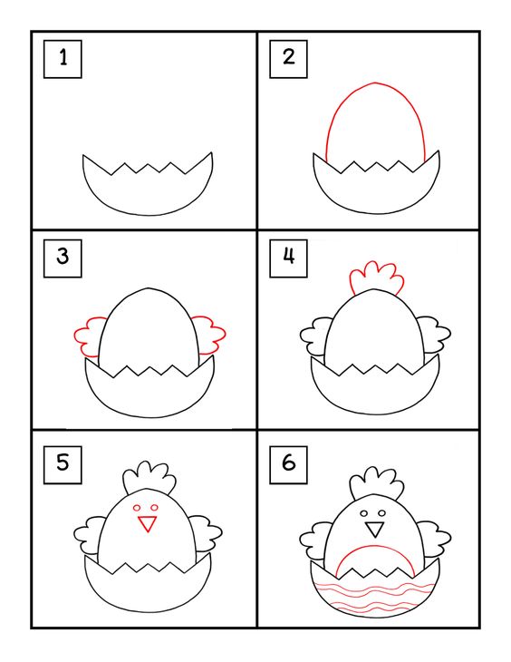 564x730 Granny Goes To School Spring Chick Directed Drawing Freebie