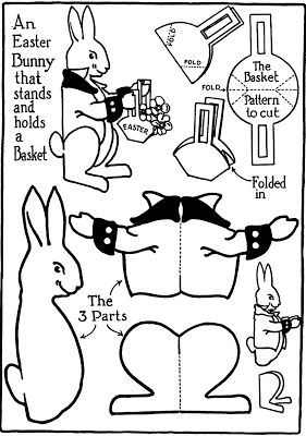 281x400 Easter Bunny Paper Craft Here Is A Great Easter Craft