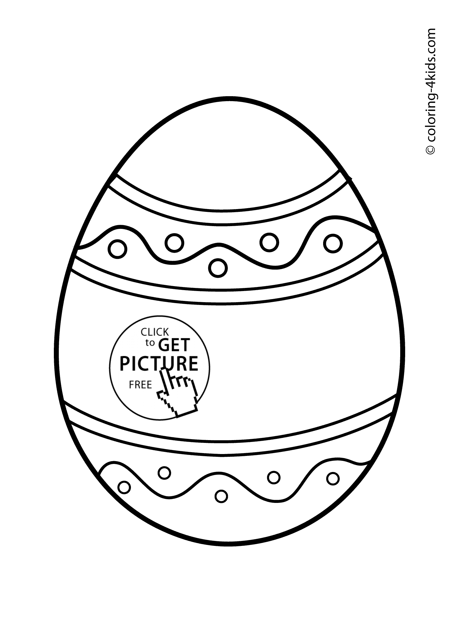 1483x2079 Easter Egg Coloring Pages For Kids, Prinables, Easter Ornaments