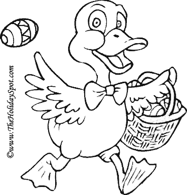 373x389 Easter Coloring Page! Print And Color!