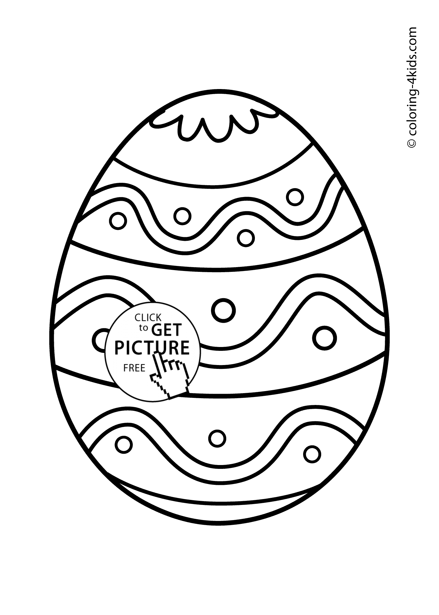 1483x2079 Easter Egg Coloring Pages For Kids, Prinables Easter Ornaments (14)