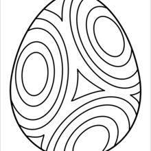 220x220 Easter Egg Coloring Pages