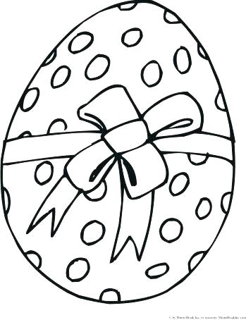 349x454 Easter Egg Coloring Picture