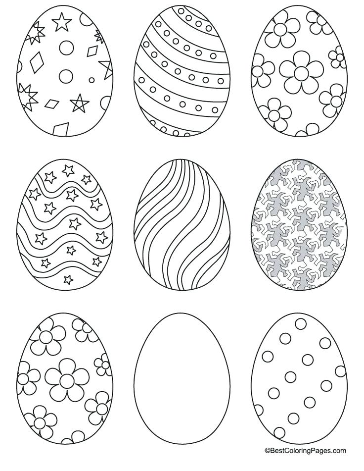 736x951 Easter Eggs Coloring Pages Printable Egg Coloring Pages Coloring