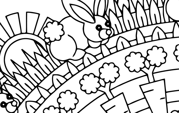 698x443 Bunny Clearing, Egg Hunt Edition