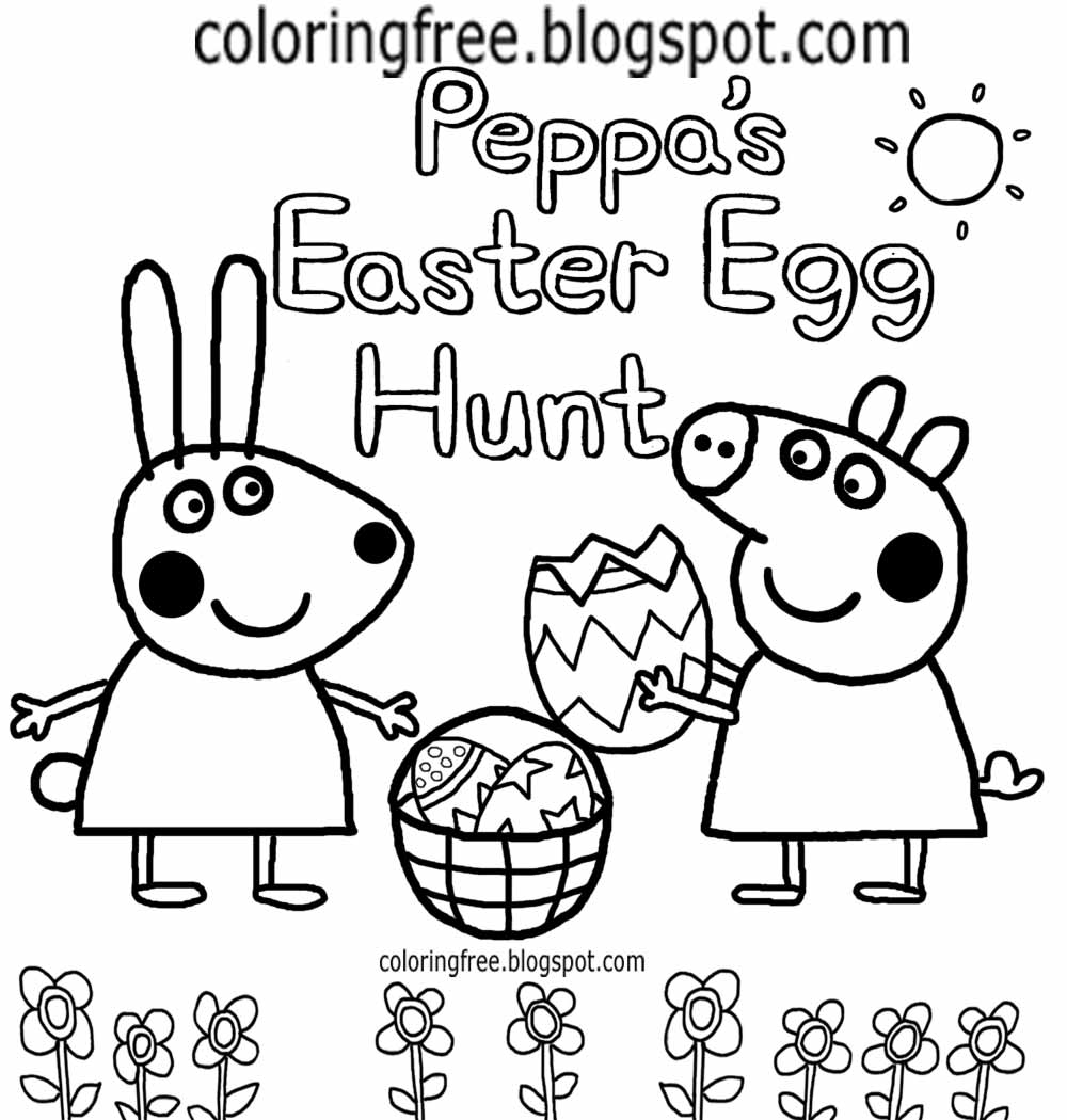 922 Animal Easter Egg Hunt Coloring Pages for Adult