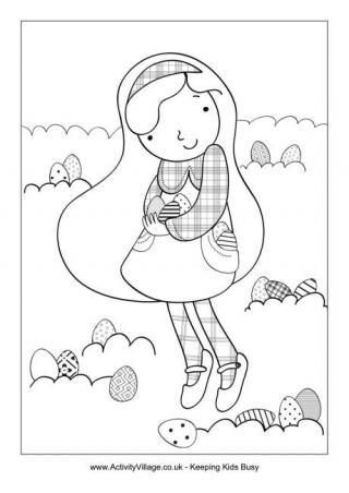 320x452 Easter Colouring Pages